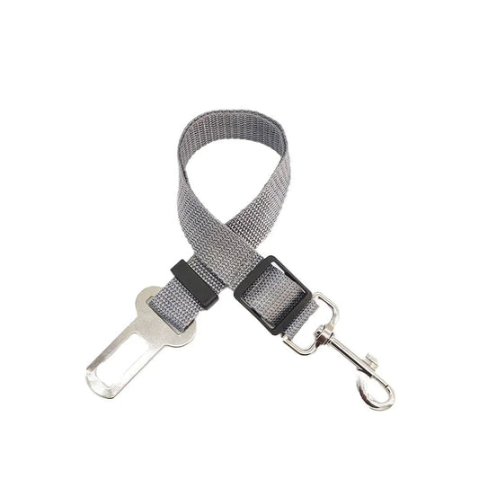 Pet Safety Seat Belt for Dogs and Cats - Adjustable Vehicle Harness with Clip and Traction Lead GXQ05